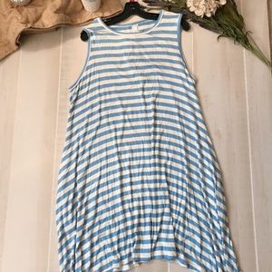 Honey and Lace A-line striped sleeveless dress 3XL